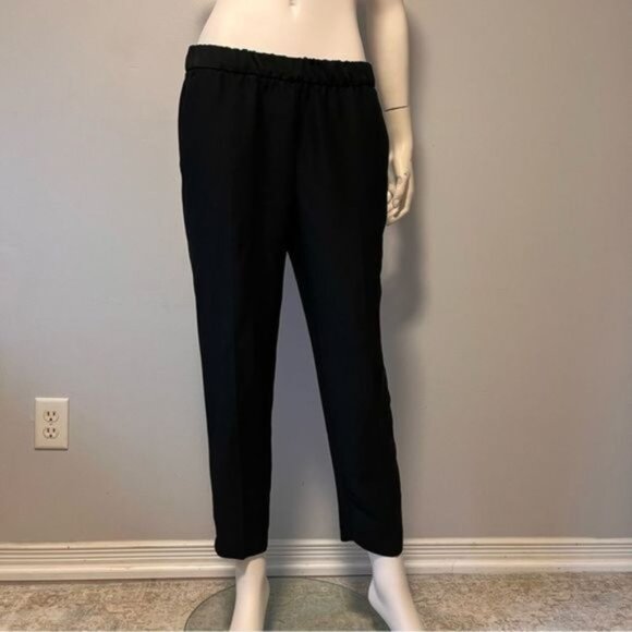 Banana Republic Women's Black Pull on Pant with Elastic Waist S - Picture 1 of 6
